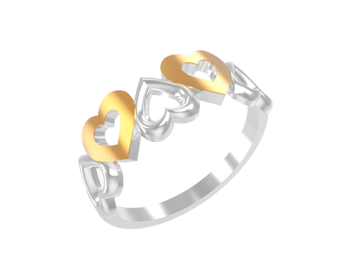 Серебряное женское кольцо "Love story", уточнюйте