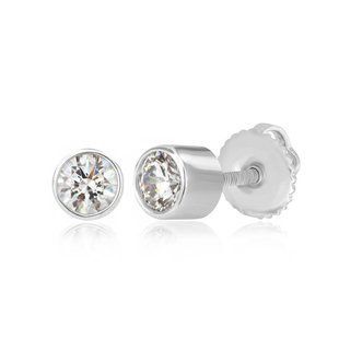 Серебряные серьги с цирконием SWAROVSKI ZIRCONIA С2С/211