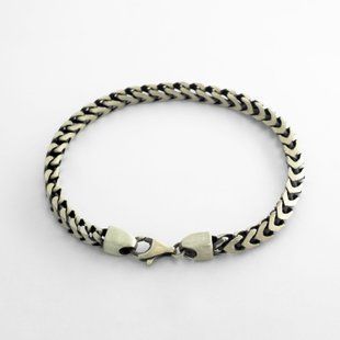 Серебряный браслет цепочка на руку 837 6/21 21 см