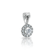 Золотая подвеска с бриллиантами "Universe", 0.74, 1Кр57-0,27-4/2; 12Кр57-0,08-2/4, Белый