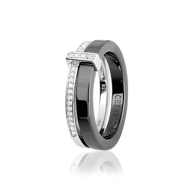 Серебряное кольцо с керамикой КК2ФК/1001-16