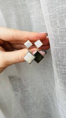 Срібні жіночі сережки "Romb"