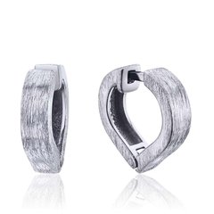 Серебряные серьги кольца "Azusena"