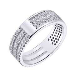 Серебряное кольцо-комплект КК2Ф/2050
