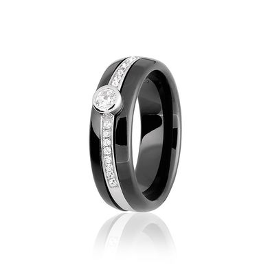 Серебряное кольцо с керамикой К2ФК/1000-16