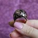 Позолоченное серебряное кольцо "Night queen", Черный, 15, Черный