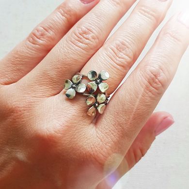 Серебряное кольцо "Bouquet"