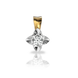 Золота підвіска з діамантом "Chimes", 0.88, 1Кр57-0,06-4/5, Білий