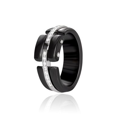Серебряное кольцо с керамикой К2ФК/1017-16,5