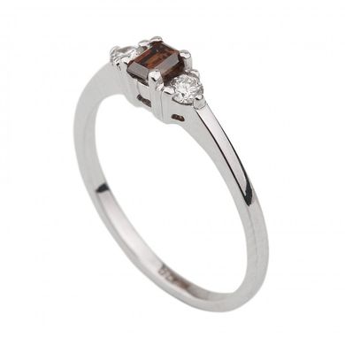 Золотое кольцо с коричневым бриллиантом YZ26284, уточнюйте