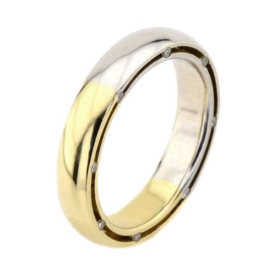 Золотое обручальное кольцо с бриллиантами (4 мм), уточнюйте