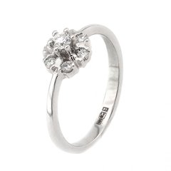 Золотое кольцо с бриллиантами RO08338, уточнюйте