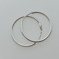 Срібні сережки кільця "Mini"