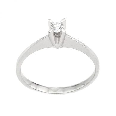 Золотое кольцо с бриллиантом YZ6369-3, 16