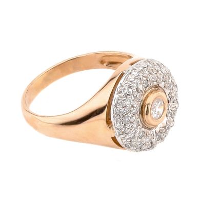 Золотое кольцо с бриллиантами 11023-1dia, уточнюйте