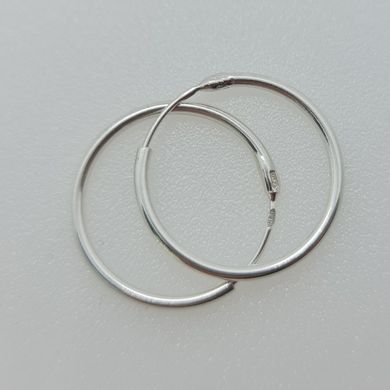 Срібні сережки кільця "Mini"