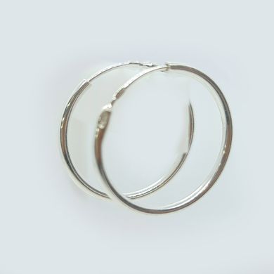 Серебряные серьги кольца "Mini"