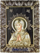 Фото Икона Пресвятой Богородицы с серебрением и позолотой