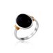 Серебряное женское кольцо "Sevilya", уточнюйте, Черный