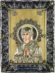 Фото Ікона настільна Пресвятої Богородиці Семистрільна