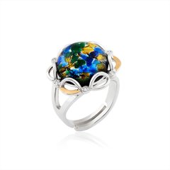 Серебряное женское кольцо "Anabel", уточнюйте, Микс цветов