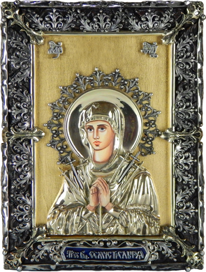 Фото Ікона настільна Пресвятої Богородиці Семистрільна