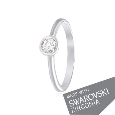 Серебряное кольцо с цирконием SWAROVSKI ZIRCONIA К2С/456