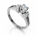 Золотое кольцо с бриллиантами "Fabulous", уточнюйте, 4Кр57-0,03-3/4; 6Кр57-0,08-2/5; 1Кр57-0,25-2/4, Белый