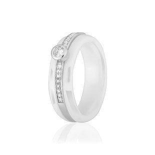 Серебряное кольцо с керамикой К2ФК1/1000-18