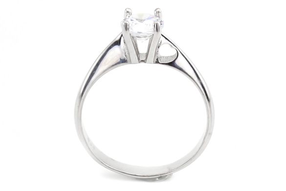 Серебряное кольцо с фианитом СК11159, уточнюйте