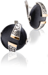 Срібні жіночі сережки "Areseli", Чорний