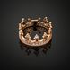 Золотое кольцо Корона "My Queen", 19, 3.71, Белый