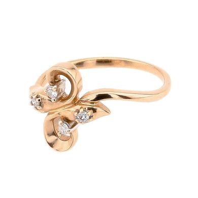 Золотое кольцо с бриллиантами YZ30354, уточнюйте