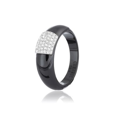 Серебряное кольцо с керамикой КК2ФК/1007-17