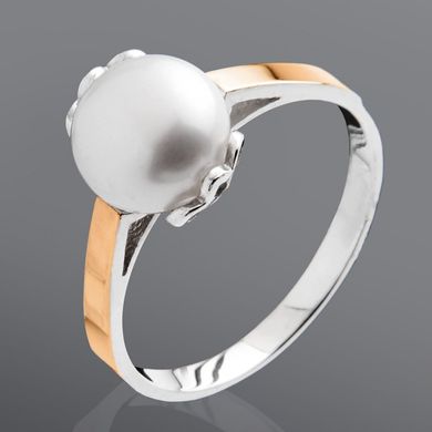 Серебряное женское кольцо "Belissimo", уточнюйте, Белый