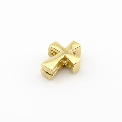Открывающийся крестик в желтом золоте (маленький) P13546-3