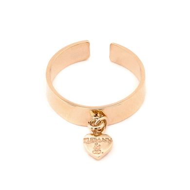 Фото Открытое золотое кольцо с сердечком K11808