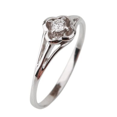 Золотое кольцо с бриллиантом RO07110, уточнюйте