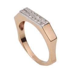 Золотое кольцо с бриллиантами RO29664, уточнюйте