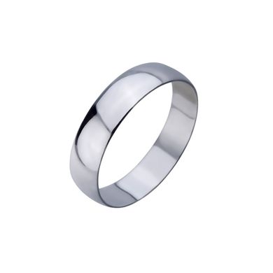 Серебряное обручальное кольцо "Классика 4mm", 21.5