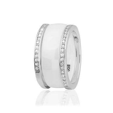 Серебряное кольцо с керамикой К2ФК1/1001-18,5