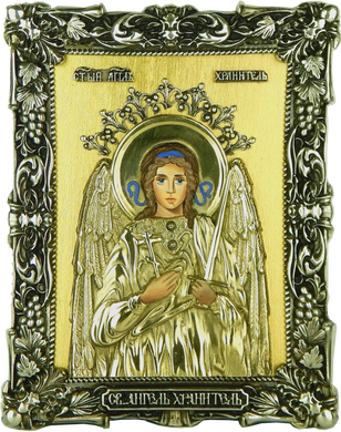 Фото Икона Ангел-Хранитель с сусальным золотом