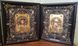 Зображення Вінчальна пара ікон Господа Ісуса Христа і Божої Матері Казанської з сухозлітним золотом