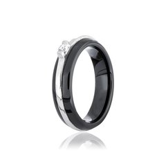 Серебряное кольцо с керамикой К2ФК/1002-17
