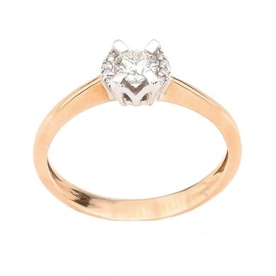 Золотое кольцо с бриллиантами RO07193, уточнюйте