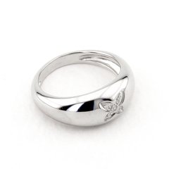 Серебряное кольцо "Бабочка" с фианитами K11899, уточнюйте