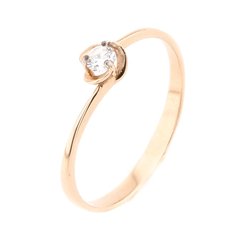 Золотое кольцо с бриллиантом X418-1, уточнюйте