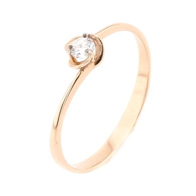 Золотое кольцо с бриллиантом X418-1, уточнюйте