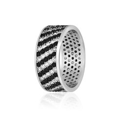 Серебряное кольцо КК2ФО/А372, 17