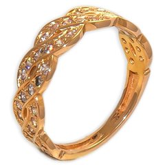 Золотое кольцо "Big Qui", 18.5, 2.56, Белый